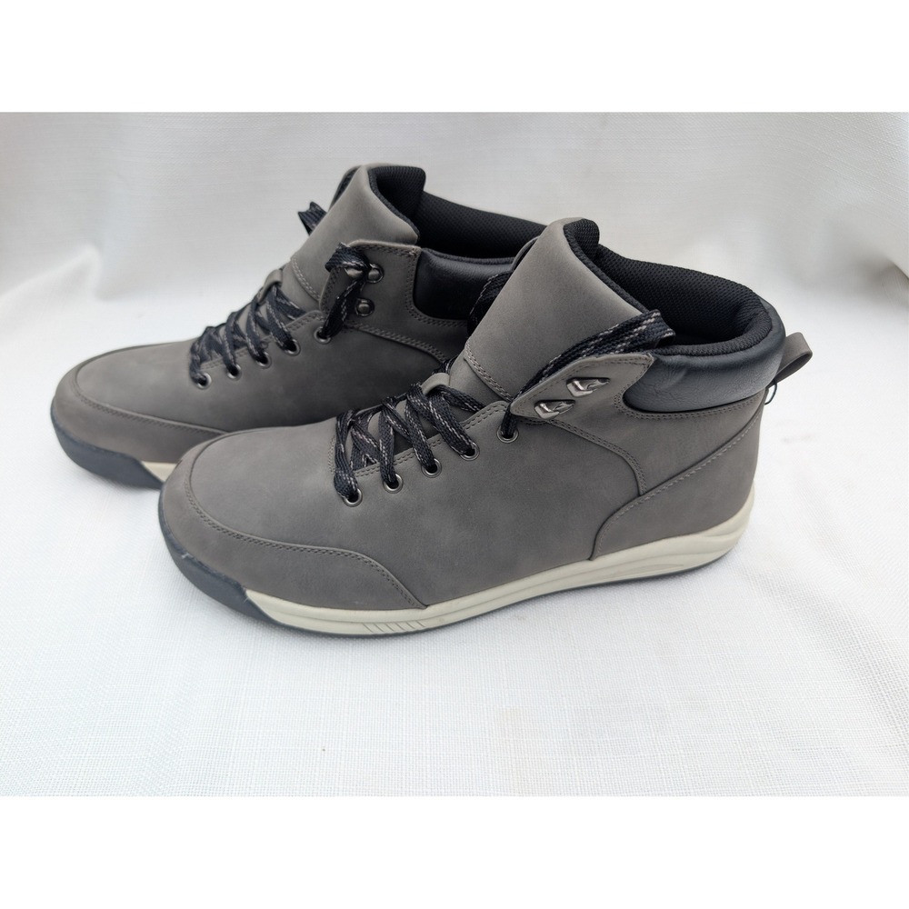 Goodfellow & Co Mens Anders Memory Foam‎ Boots Grey Mid Top Sneakers Size 13 NEW